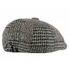 Acryl herfst winter krantenjongen caps platte pet pet mannen en vrouwen schilder baret hoeden 101