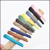 Clips sieraden sieradencandy kleur acryl frosted duckbill clip haaien haaien knal haarden voor meisjes drop levering 2021 mc26a