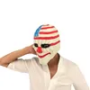 할로윈 무도회 파티 미국 국기 광대 마스크 무서운 광대 헤드 기어 카니발 재미 있은 끔찍한 마스크 소품