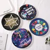 Happy Birthday Disposable Paper Plate Set 10pcs 7 Inches Party Tableware Cake Fruit Candy Tray