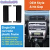 Autoradio Fascia Frame Panel Installatie Kit voor 2000+ AUDI A2 / 2000 A3 / 1999-2011 AUDI A4 / 1999-2004 A6