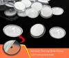 Invisible Adhesive Hanging Buttons 20mm Plastic Hook Mount Ceiling Wall Eye Sofa Furniture Self Adhesive Eyelet Clear