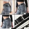 Cintos Aessórios Aessórios Aessórios Black Cinturonas Para Mujer Sin Hebilla Moda Fashion Cintura Estiramento Estiramento Fino Buckle Couro W