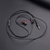 Przewodowe słuchawki 4 Dynamics Głośniki Przezroczyste Powłoki Uchód Sport Running Music Bass Stereo Earbuds Słuchawki MIC Control Słuchawki