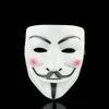Festa Máscaras V para Máscara Vendetta Anonymous Guy Fawkes Fantasia Vestido Adulto Traje Acessório Party Cosplay Máscaras JJE10385