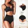 Women's Panties Women High Waisted Cotton Underwear Solid Comfortable Quick Dry Breathable Elastic Stretch Briefs Full Coverage