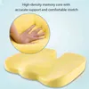 U Shaped Travel Seat Cushion Coccyx Orthopedic Massage Chair Car Office Memory Foam Pillow Support Sciatica Pain Relief 211203