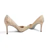 Dress Shoes Women Designer Sexy Rivets Pointed High Heels Luxury Rhinestone Senior Stiletto Pumps Evening Party 220308