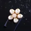 Pins, Brooches OKILY Cute Alloy Pearl Flower Lapel Pin For Women Hat Shirt Clothes Collar Pins Mini Sunflower Accessories Jewelry