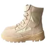 High Top West Season Boots Exklusiva äkta läder snör upp militär öken utomhusverktyg