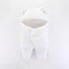 Baby sleeping bag newborn conjoined split leg swaddling warm thickened quilt split leg romper psck