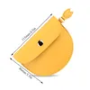 Cute Semicircle Women PU Leather Coin Purse Clutch Zipper Business Card Holder Small Money Bags Female Hasp Wallet Purse