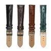 YQI Italian Véritable Cuir Band 18mm 20mm 22mm 24mm Montre Bracelet plus long noir Brown Extra Long Temps pour le poignet plus grand