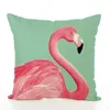 Подушка/декоративная подушка тенденция фламинго подушка Creative Fire Bird Pillowcase Европейская густая льняная талия на дом украшение