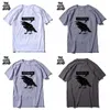 Coolmind 100% bomull Cool Print Men Tshirt Kortärmad O-Neck T Shirt Casual Male T-shirt s Tee Shirts 210629