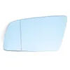 Left & Right Side Blue Heated Electric Wide Angle Wing Mirror Glass For 5 E60 E61 2003 2004 2005 2006 2007 20088096167