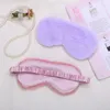 Peluche Blinder Sleeping Eye Mask Solod Shade Cover Traspirante Beauty Eyes Maschere protettive Natural Soft Relax Travel Portable