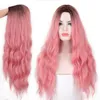 wavy side part wig