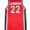 Nikivip Kawhi Leonard #22 Martin Luther King High School Retro Basketball Jerseys Mens costume qualquer nome de número