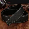 Mens Woman Belt Casual Smooth Buckle Belt 5 Style Valfri bredd 3,8 cm med låda