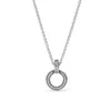 2021 Herfst S925 sterling zilver tweekleurige cirkel, dubbele cirkel ketting, U-vormige hoepel oorbellen, originele 1: 1 sieraden