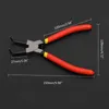 4 Pcs 7in Circlip Pliers Set Retaining Clip Internal External Spring Bent Straight Snap Ring Disassembly Au 20 Dropship 211110