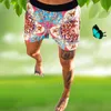 Sommarutskrift Pantalones Cortos Shorts Casual Style Mäns Beach Byxor Skönhet Tryckt Trend Pant