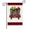Christmas Garden Flags Double Sided Decorative Santa Claus Snowman Indoor Outdoor Yard Banner Home Decoration T2I52826