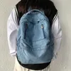 2021新しいデニム女性のバックパックレトロな旅行バッグパック大容量バックバッグ大学生の学校バッグRugtas Y0804