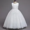 Robes de fille Robe de soirée de mariage pour fille Europe et États-Unis Anniversaire haut de gamme Longue performance de bal Princesse Vêtements pour enfants