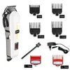 Professional Barber Hair Clipper Cordless Trimmer Beard Trimer para homens Máquina de corte elétrica Recarregável Corte 220106