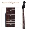 Maple de bordo canadense preto fosco St Electric Guitar Neck 22 Freewower Fingboard de pau -rosa5514507