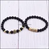 Beaded, Strands Bracelets Jewelrysuit Bracelet Men And Women Fashion Pop Couple Girlfriends Anniversary Day Year Gift Wrist Jewelry Drop Del