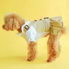 Ubrania dla psów na wiosnę Letni Thin Trench Coat Princess Dwóch Styl Odzież Zwierzęta Z Przykładem Kostium Miłośników Szczeni