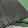 Ny högkvalitativa män Kvinnor Kreditkortshållare Purses Handväska Klassisk Mini Bank Små Slim Plånbok med Box Bra Väska
