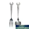 1 pc Creative Wrench Forma Talheres Home Cozinha De Aço Inoxidável Forquilha Colher De Presente Fruta Dessrt Salada Forquilhas Cutelaria Preço de Fábrica Especialista Qualidade Mais Recente Estilo