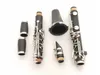 Hoge kwaliteit YMH YCL-200DR BB TUNE CLARINET ZWART 17 KEYS B Vlakke klarinette met Case Accessoires Instrumenten