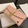 2021 Luxurys plånbok för män / kvinnor handväska tryckta blomma läder plånböcker man mode designer små plånböcker korthållare med låda