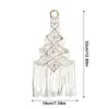 Taquestres Macrame boho tapeçaria parede pendurada em casa decoração caseira árvore de Natal Arte Tassel Apartamento Dorming Room