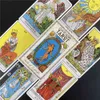 Delos Tarot Board لعبة بطاقات أوراكل حزب الرافة لعبة البوكر الهدايا الشطرنج الإنجليزية كاملة سطح السفينة مع دليل PDF الحب A7NY