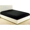 Bed Sheet Fitted Sheets On Elastic Band Bed Mattress Cover 160x200 Bedsheet Bedding White Black Gray Bed Linen 150 180 200 90 210626