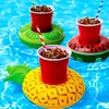 Party Decoration Floating Cup Holder Swim Ring Water Toys Party Beverage Boats Baby Pool Inflatable Drink Holders Bar Beach Coasters DHL