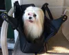 Elegante borsa in pelle goffrata Trasportini per animali Borsa per trasportini per cani Borsa per animali domestici Borsa nera per cani di piccola taglia Gatti Teddy barboncino Pomerania C05