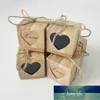 50 SZTUK Pudełko Poszewka P Kraft Dla Candy Cookie Packaging Torby Papier Wedding Favor Pudełka Baby Shower Party Torby Cena Fabryczna Ekspert Projekt Jakość Najnowszy styl