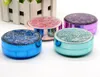 Fashional Round electroplating Quick Respars Cases Cases Clitters Lens Box Cases