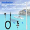 Accessori GPS per auto Marine Antenna radio per barche Anatra di gomma impermeabile Dipolo Flessibile Antenna FM AM Modulatori per yacht ATV UTV RV Trattore