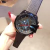 Moda casual 44mm pulseira de aço relógio de quartzo luxo masculino relógio de pulso de negócios reloj2074