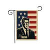 Trump 2024 Bandera de jardín Lino 45 * 30 cm Banderas de jardines de campaña Entrega gratuita 496