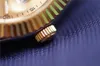 Topp hög kostnadseffektiv 41 mm sportklocka herr Datejust Sapphire Automatiska mekaniska armbandsur Tvåfärgad guldurtavla Designer Reloj Modeklänning Fritidspresent