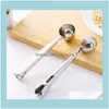 Flatware Kitchen, Dining Bar Home & Gardenstainless Steel Coffee Multifunction Spoon Sugar Scoop Clip Bag Seal Measuring Clamp Spoons Portab